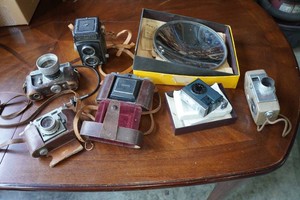 Antique Cameras - Nikon, Rolleicord