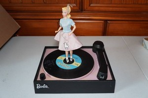 Vintage Telemania Barbie Twist N Turn Musical Animated Telephone