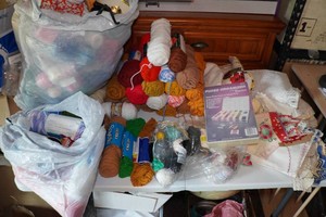 Large Assortment of Knitting Supplies
