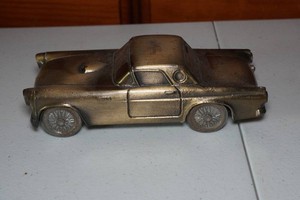 Vintage Banthrico Ford T-Bird Metal Bank