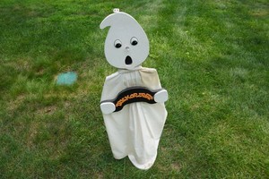 Outdoor Wooden Ghost Lawn Dcor
