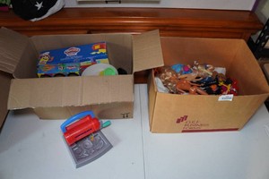 Assorted Barbie and Play Doh Accessories