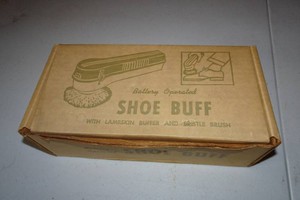 Vintage Battery Operated Shoe Buffing Kit