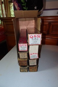 Vintage QRS Player Piano Rolls