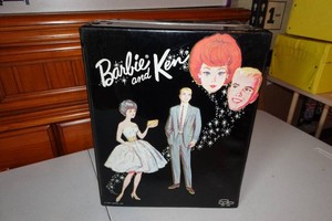 Vintage Mattel Barbie and Ken Dolls Accessories Carry Case