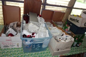 Large Assortment of Glassware and Serving Pieces