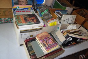 Assorted Books and Cassettes