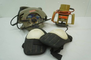 Power Tools Craftsman Circular Saw, Black & Decker 58 Router, Knee Pads