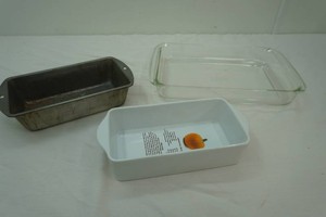 Pyrex Baking Pan, Bread Pan, Ceramic Bread Baking Dish