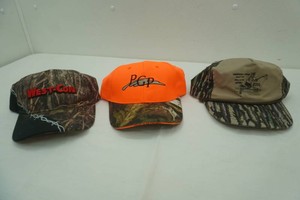 NEW Camo & Blaze Orange Hats