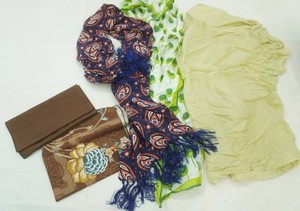 (5ct) Womens Vintage Silk Scarves