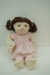 vintage soft sculpted doll 24 long