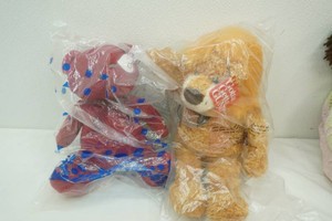 New in Package, Vintage Avon Heart Bear and vintage GUND Stuffed Lion