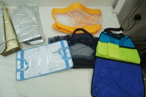 beach bags for sand toys and car windshield covers  sunblocks, 2 New in package Avon Travel Bags