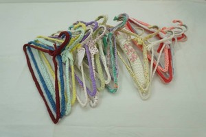 group of fancy clothes hangers