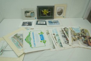 Collection of Art Prints. Vintage 1975 Watercolor by Eddie Minnis Elyse Wasile Art Prints
