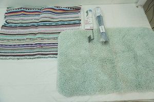 Bathroom Rug, Shower Mat, Towel Bar, Braided Rug