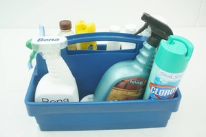Cleaning Supplies & Caddy