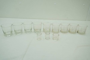 Clear Low Ball Whiskey Glasses