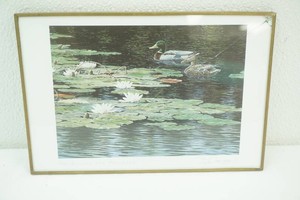 Waterlilies and Mallards by wildlife artist Don Li-Leger