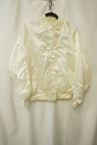 vintage satin Waters Edge promo jacket with snap front size XL