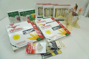 variety of Christmas lights all new in package