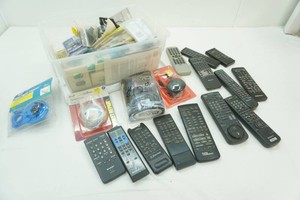 TV remotes, plumbing and electrical supplies