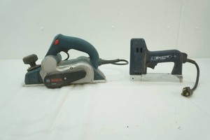 Bosch 3 power planer, Arrow power stapler