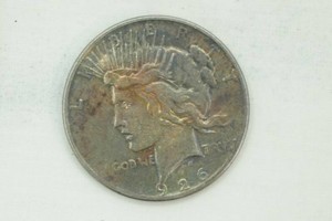 1926 Peace Silver Dollar with mint mark S