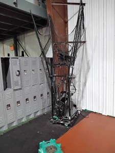 Dr Dish All-Star Basketball Shooting Machine Rebounder AS-IS FOR PARTS REPAIR