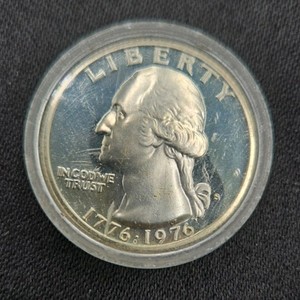 1776-1976-S Washington Bicentennial 40% Silver Proof Quarter  San Francisco Mint