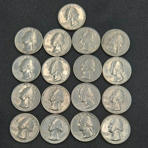 Lot of 17 1776-1976 Washington Bicentennial Quarters  U.S. Drummer Boy Quarter Dollars