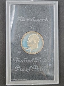 1971-S Eisenhower 40% Silver Uncirculated Dollar  Blue Ike  U.S. Mint