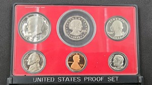 1979-S United States Proof Set  6-Coin U.S. Mint Set with Susan B. Anthony Dollar