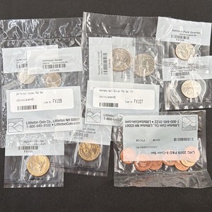 Littleton Coin Company U.S. Coin Lot  Uncirculated P&D Sets, Kennedy Halves, Jefferson Nickels, Dollars & Quarters