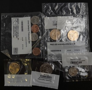 Littleton Coin Company U.S. Coin Lot  Innovation Dollars, Native American Dollar, Buffalo Nickel & Transition Set