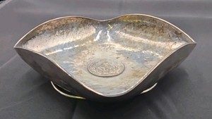 1915 Peru Un Sol Silver Coin Dish – Peruvian Coin Pin Tray