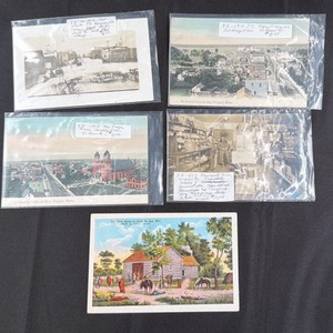 Lot of 5 Vintage Postcards  New Prague Minnesota & Fond du Lac Wisconsin  Early 1900s