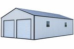 50FTx 30FTx 17FT Large Scale Storage Shed SKLP 2026 Unused SK-S5030