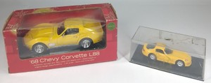 Die-Cast Sports Cars 1968 Chevy Corvette L88 &amp 1998 Dodge Viper