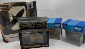 Military Die-Cast Models Matchbox Corgi Fighting Machines &amp Armour 1100