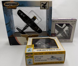 &nbspWWII Die-Cast Aircraft Matchbox &amp Postage Stamp Model Power 1100