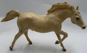 Vintage Breyer Molding Co. Running White Horse Figurine