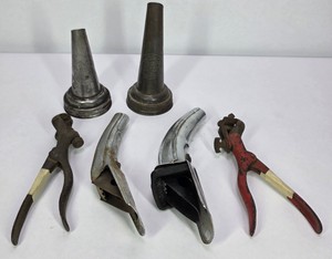 Vintage Automotive Tools Oil Can Spouts &amp Specialty Pliers