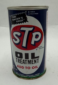 Vintage STP Oil Treatment The Racers Edge 15 Fl Oz Metal Can