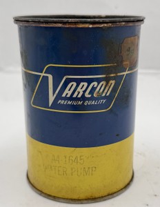 Vintage Varcon Premium Quality Water Pump Lubricant 1 Lb Metal Can