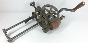 Antique Cast Iron Hand Crank Knife Sharpener Grinding Wheel Tool