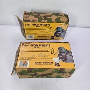 Lot of Hunters Specialties 2-in-1 Decoy Weights Plus Duck Hunting Anchors