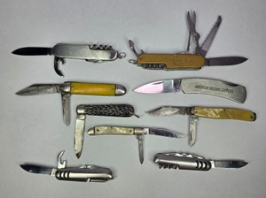 Vintage Folding Pocket Knives &amp Multi-Blade Utility Knives