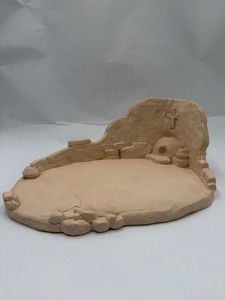 Acoma New Mexico Pueblo Pottery Miniature Adobe Village Display